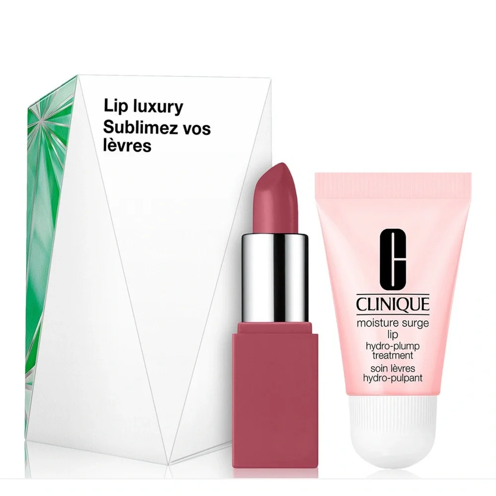 NWT Clinique 2-Pc. Lip Luxury Set - Picture 1 of 3